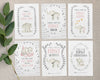 Elephant Pink Design Baby Milestone Cards