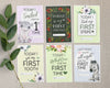 Safari Animals Baby Milestone Cards