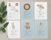 Vintage Blue Baby Milestone Cards