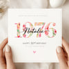 Personalised 50th Birthday Card – Making the World Better Since 1976 Card – Floral 50th Birthday Card for Friend – Custom Name Milestone Birthday Card